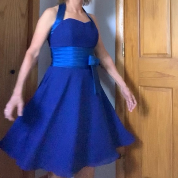 Royal Blue Formal Dress Size 6 – Wedding Guest / Evening Dress - Picture 4 of 11